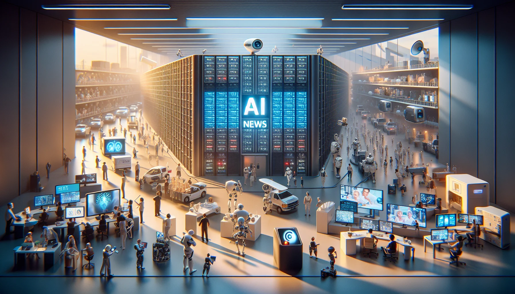 AI News Digest hero image for 2026-01-06 - ChatGPT verliest terrein terwijl AI fysiek vorm krijgt en gezondheid domineert