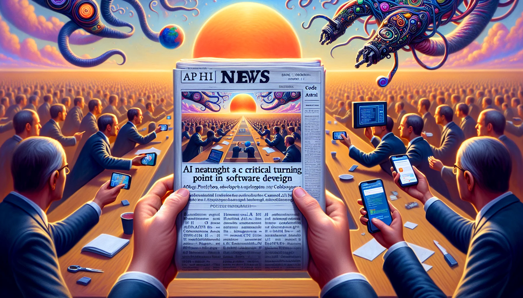 AI News Digest hero image for 2026-03-19 - OpenAI en Google voeren AI-revolutie in softwareontwikkeling door; Europa waarschuwt voor Amerikaanse dominantie