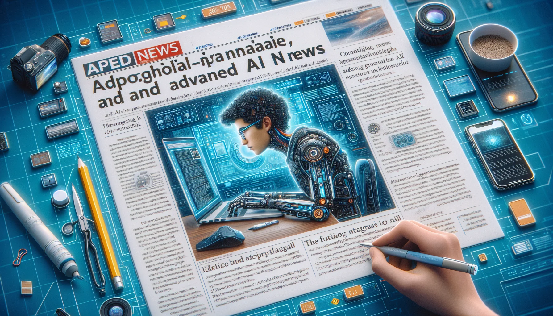 AI News Digest hero image for 2026-03-21 - OpenAI integreert tools, Microsoft nuanceert AI — AI doorbreekt grenzen in vastgoed