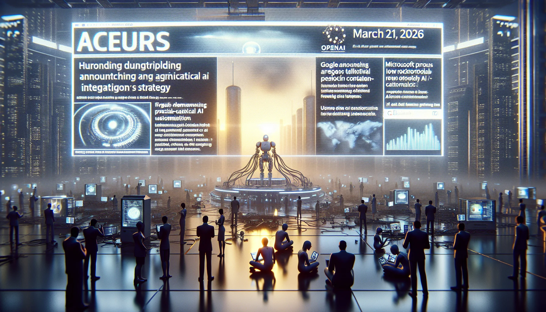 AI News Digest hero image for 2026-03-21 - OpenAI verdubbelt personeelsbestand terwijl AI-sector versnelt