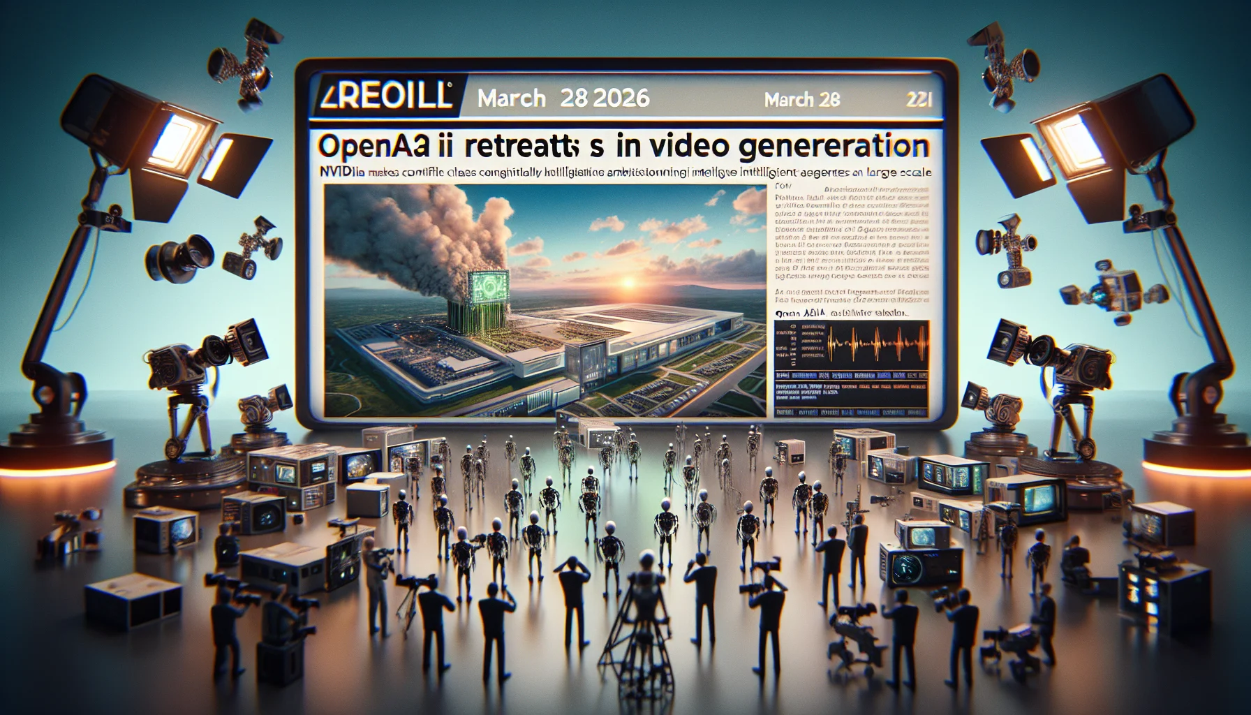 AI News Digest hero image for 2026-03-28 - OpenAI stopt Sora; NVIDIA revolutioneert AI-agenttraining