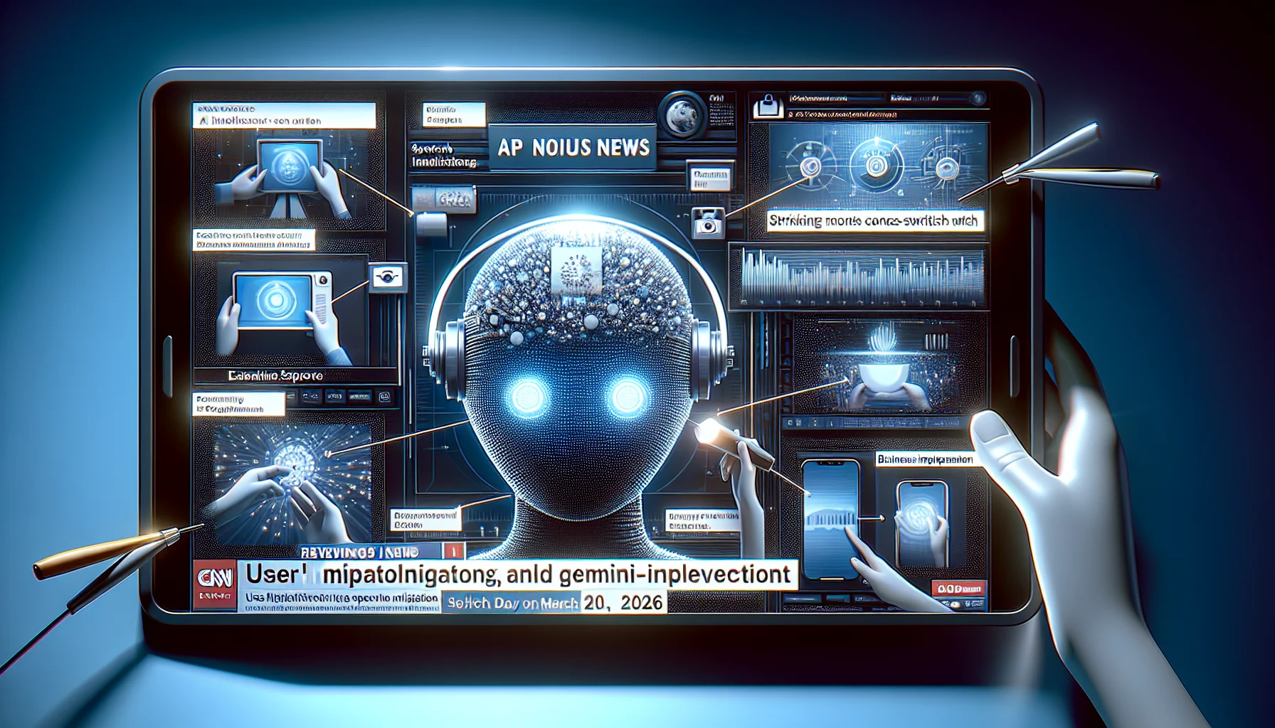 AI News Digest hero image for 2026-03-30 - Google, Salesforce en JPMorgan voeren AI-revolutie door; privacyzorgen rijzen