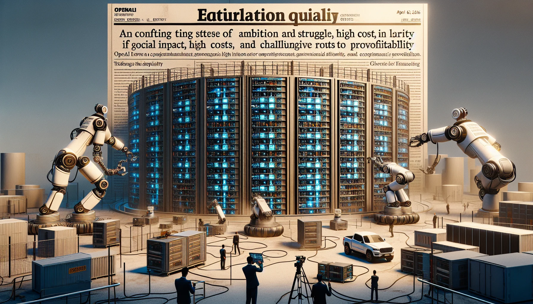 AI News Digest hero image for 2026-04-06 - AI-sector worstelt met miljardencijfers terwijl governance urgent wordt